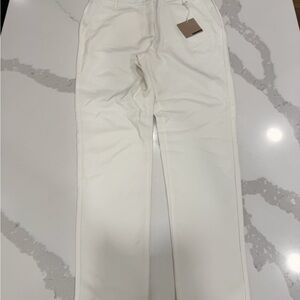 Active USA Women's Cream Ankle Pants